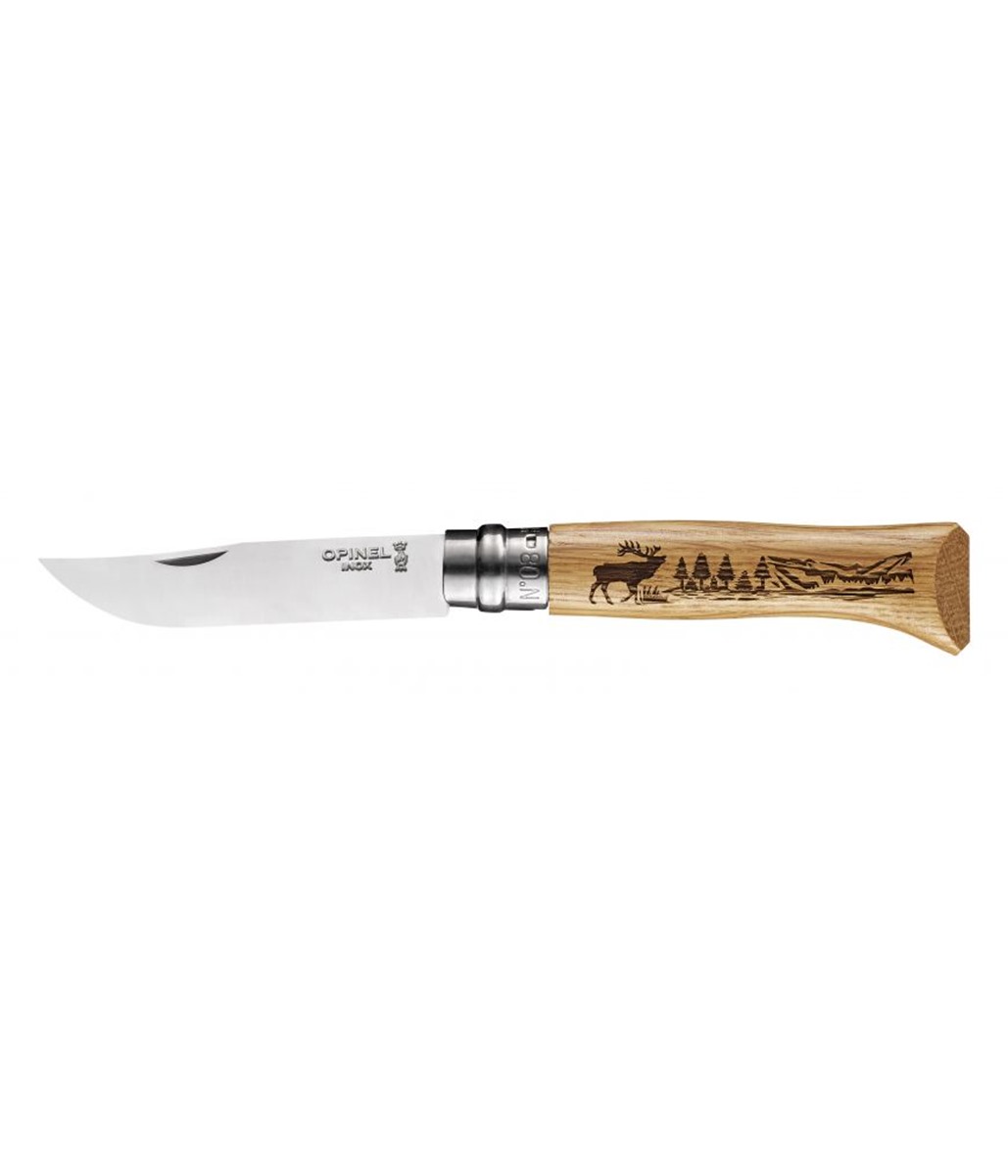 COUTEAU OPINEL ANIMAL CERF N.8