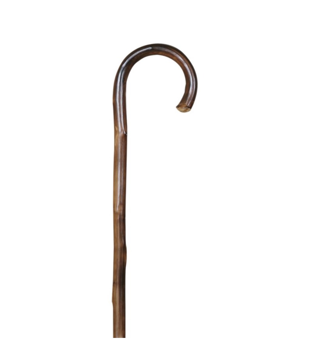 BROWN STICK WITH CURVED HANDLE “ONE”